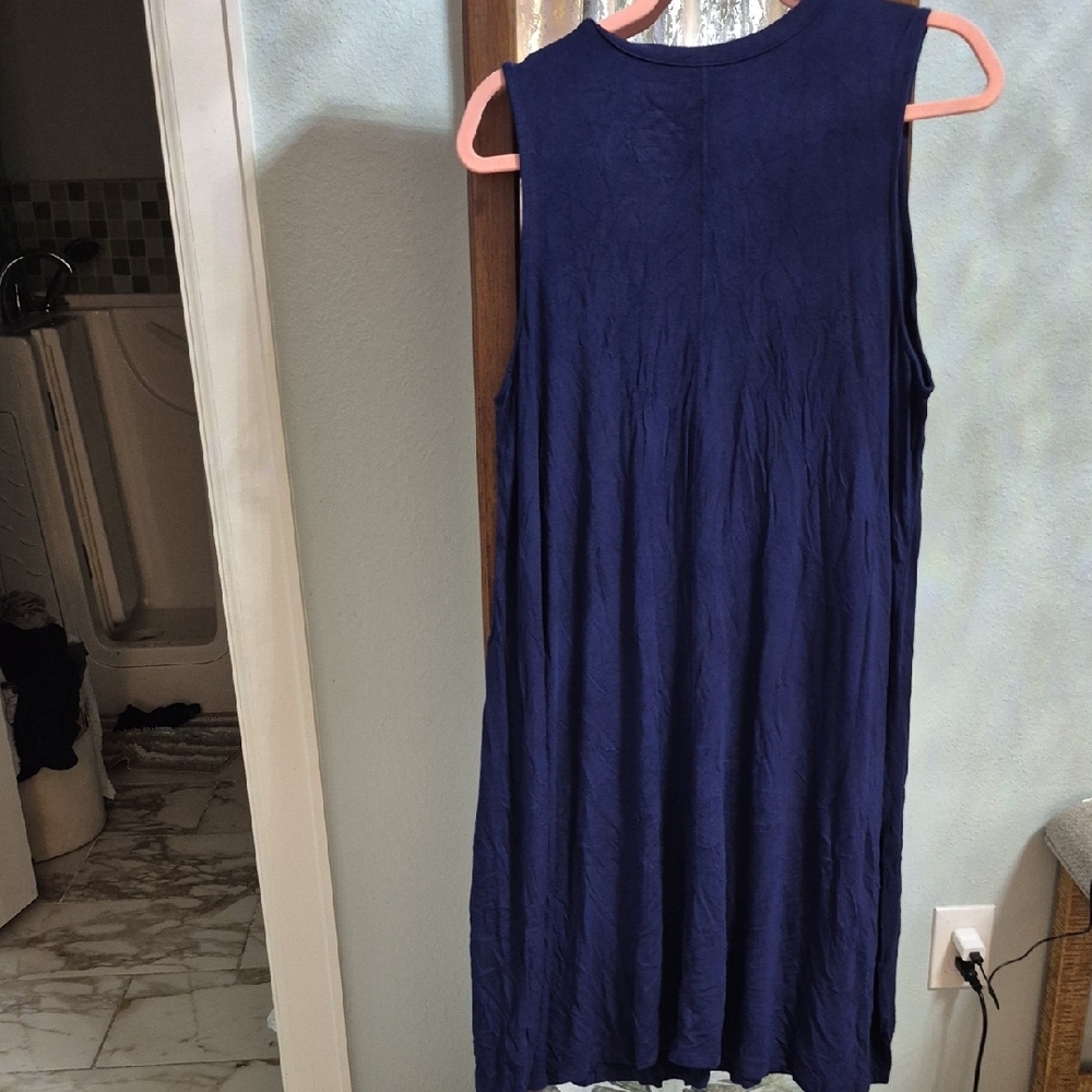 Time and Tru Navy Midi Dress - Picture 3 of 3
